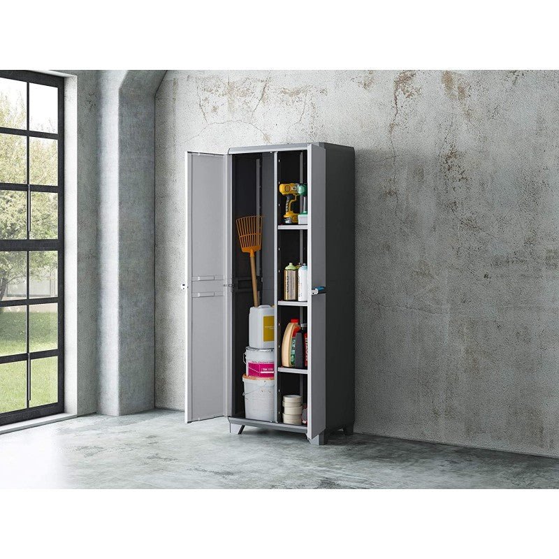 Armadio linear portascope con ripiani | Keter - Image 4