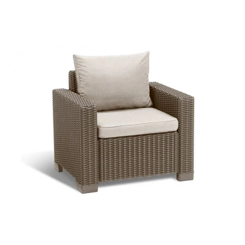 Coppia di poltrone da esterno California con cuscino | Keter - Image 10