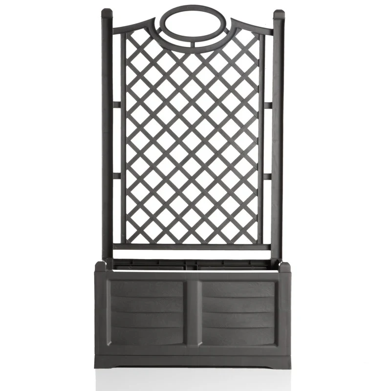 Fioriera con grigliato in plastica 80x42,5x150h cm Bama - Image 3