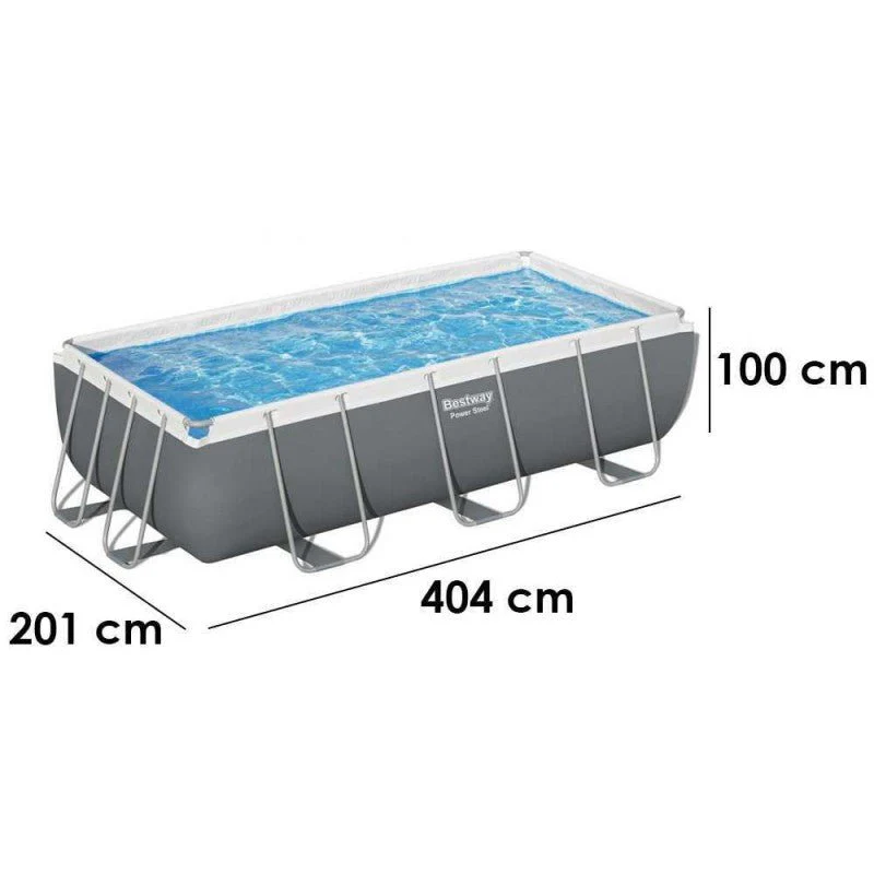Piscina fuori terra Bestway 56441 Power Steel 404x201x100h cm - Image 5