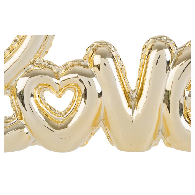 Scritta Love Porcellana Oro - Image 3