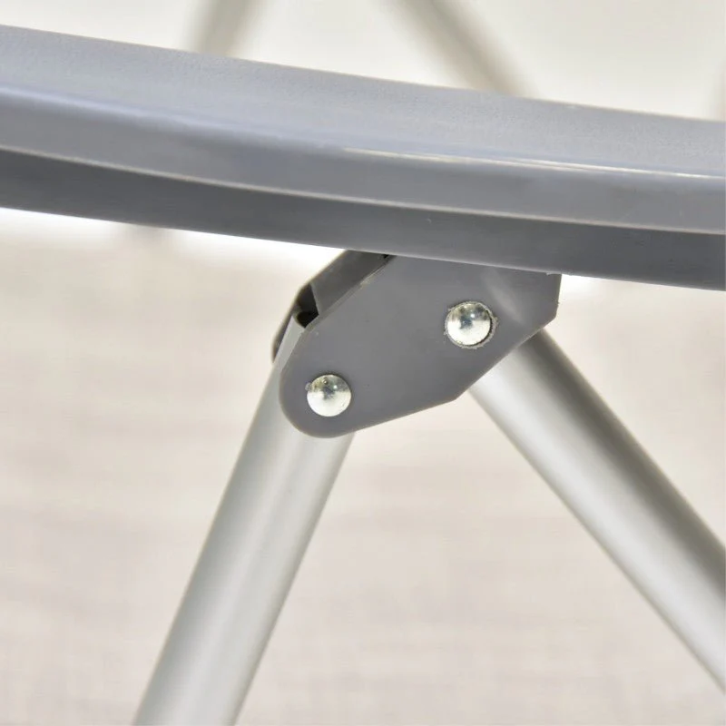 Spiaggina PRO Mare Beige Pieghevole in Alluminio con Poggiatesta Xone - Image 11